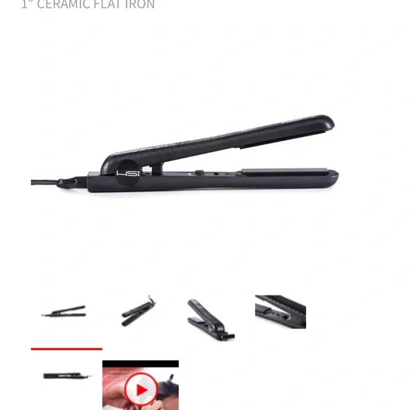 HSI GLIDER PLUS HAIR STRAIGHTENER FLAT IRON - Picture 2 of 8